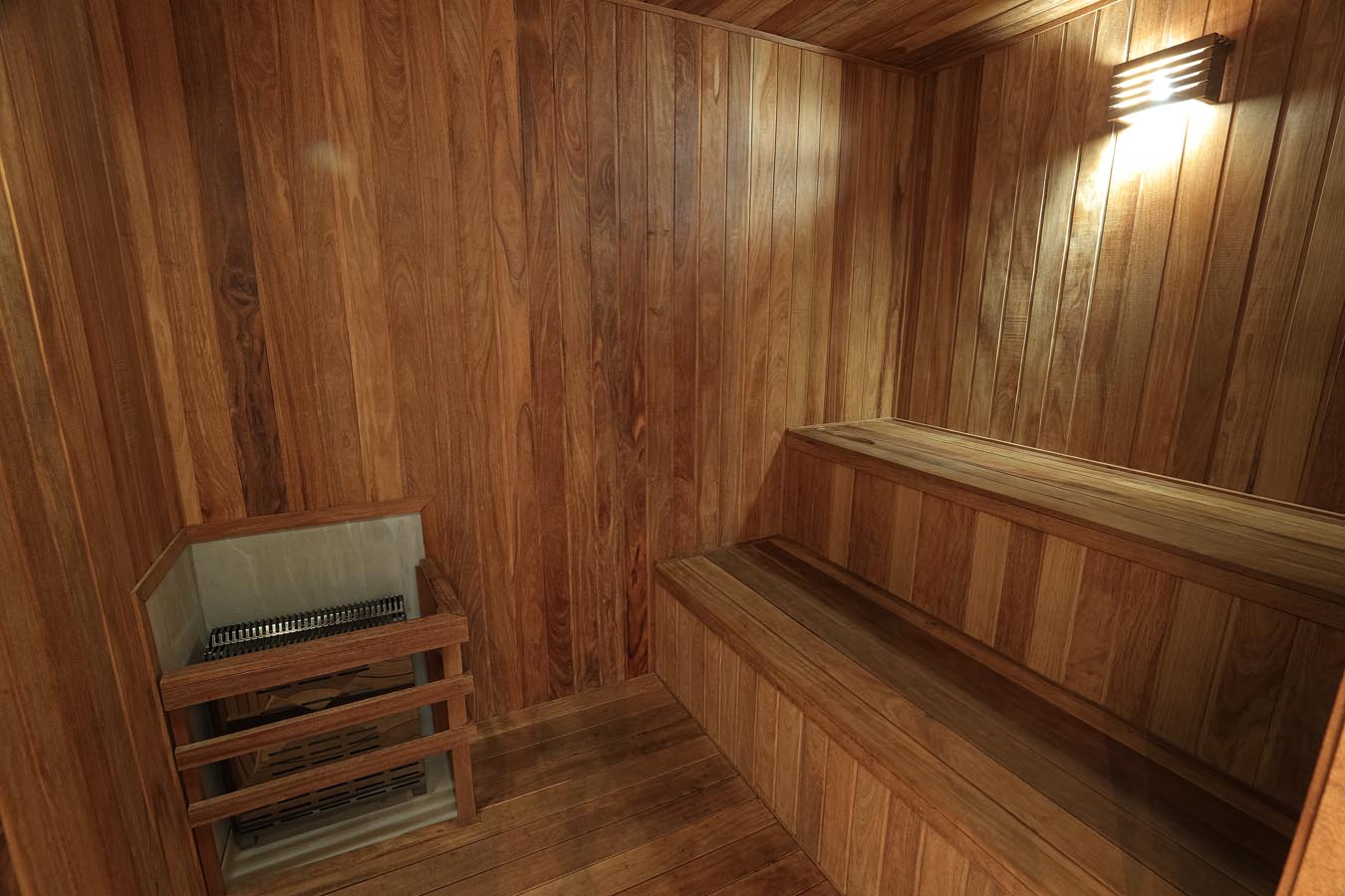 Foto da sauna;