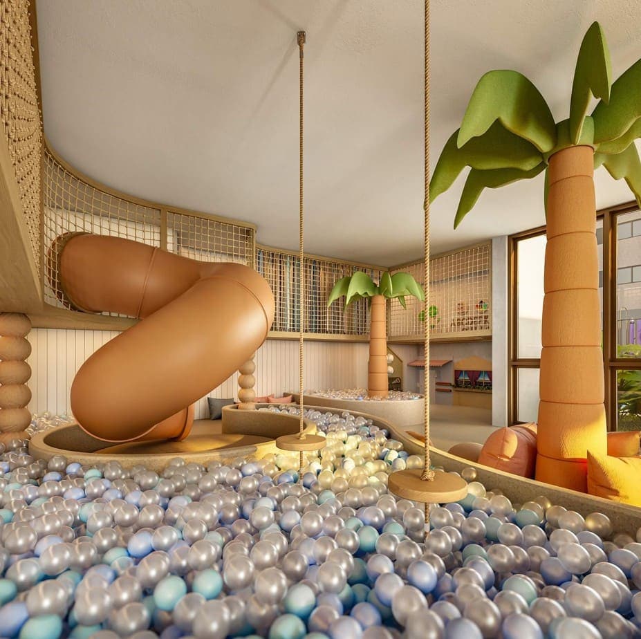 Espaço kids e brinquedotecas: design lúdico que estimula crianças