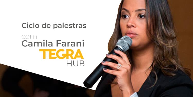 Camila Farani e Robinson Shiba inauguram Ciclo de Palestras da Tegra