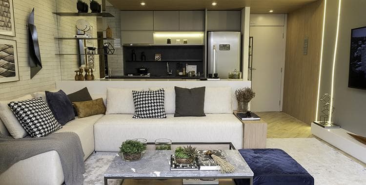 Sala e cozinha integradas: como organizar e decorar?