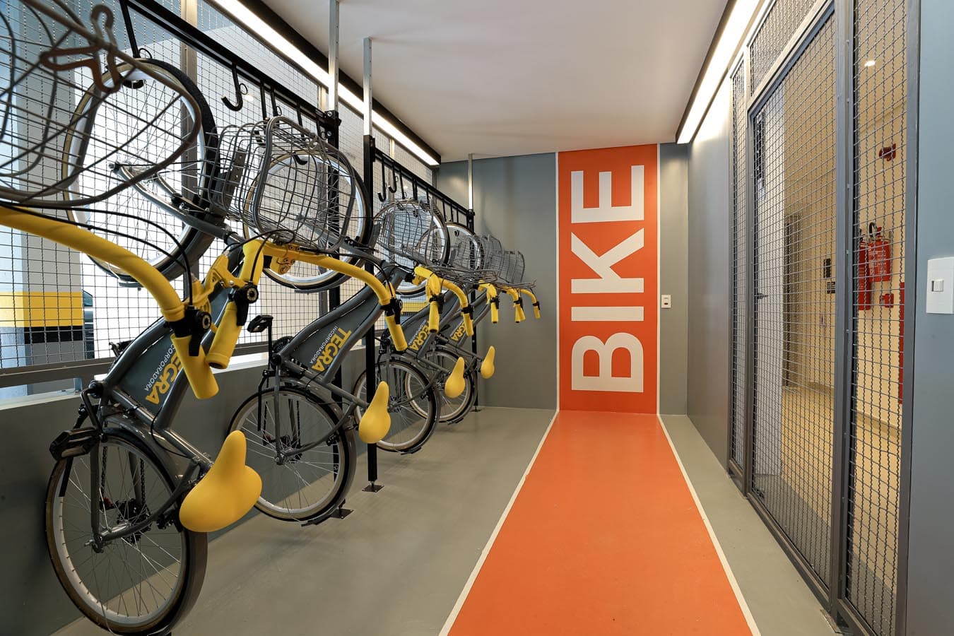 Foto do bicicletário